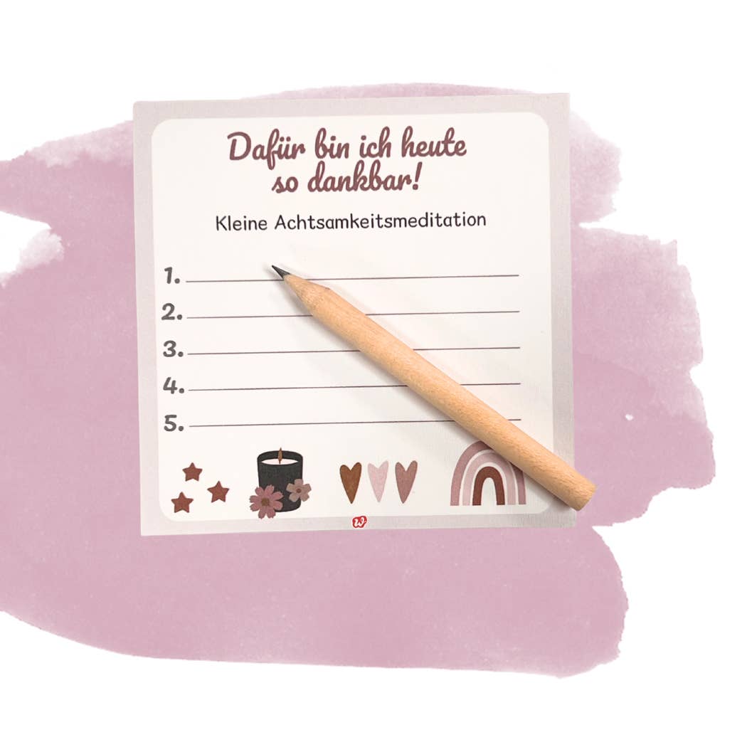 Wunderle GmbH - Wholesale Stationery/Notecard Set - Mindfulness Block Set – your moment to pause7