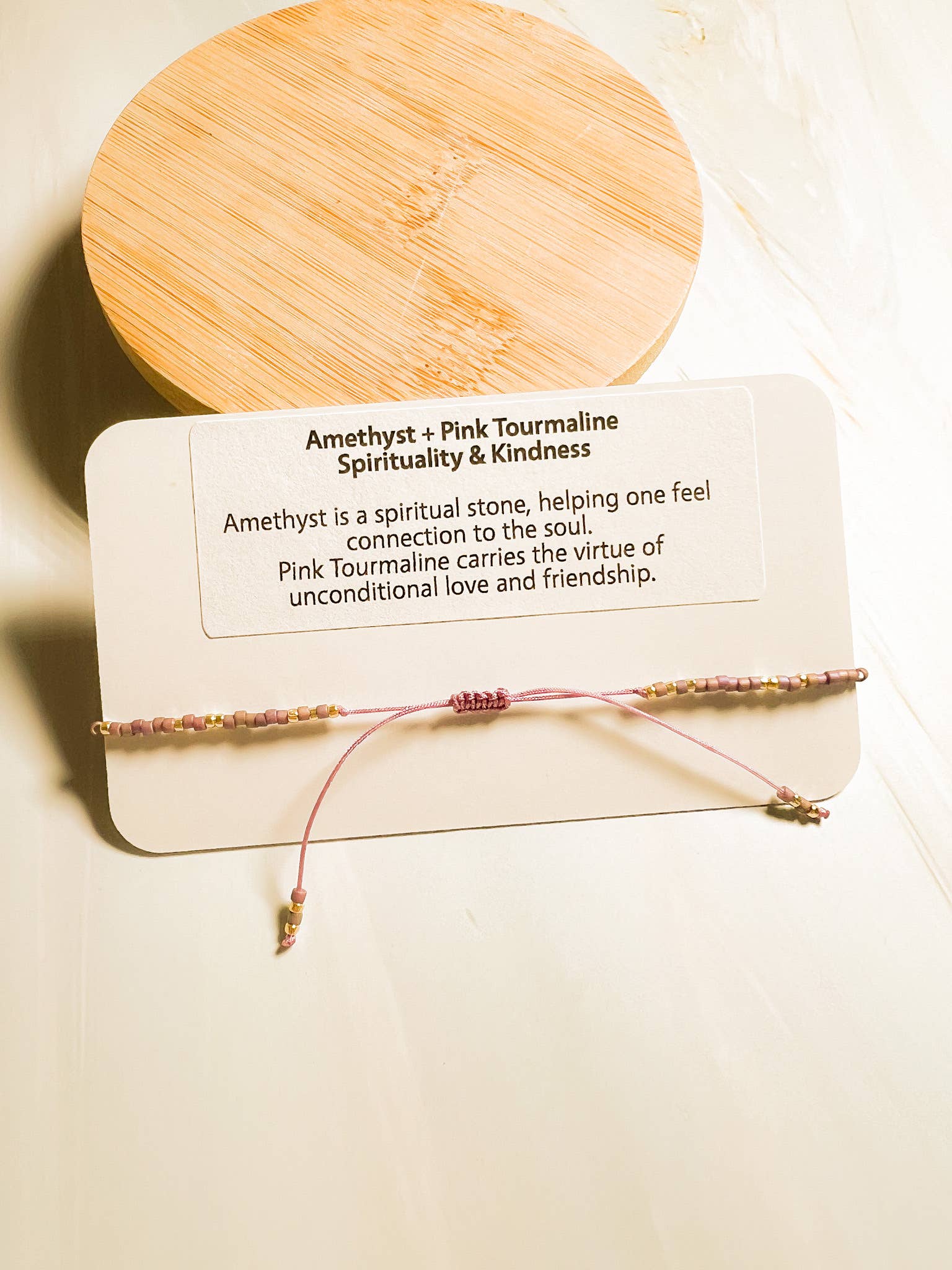 Santore Jewelry Company - Wholesale Beaded Bracelet - Lulu: Gemstone and Seed Bead Thread Bracelet - Adjustable2