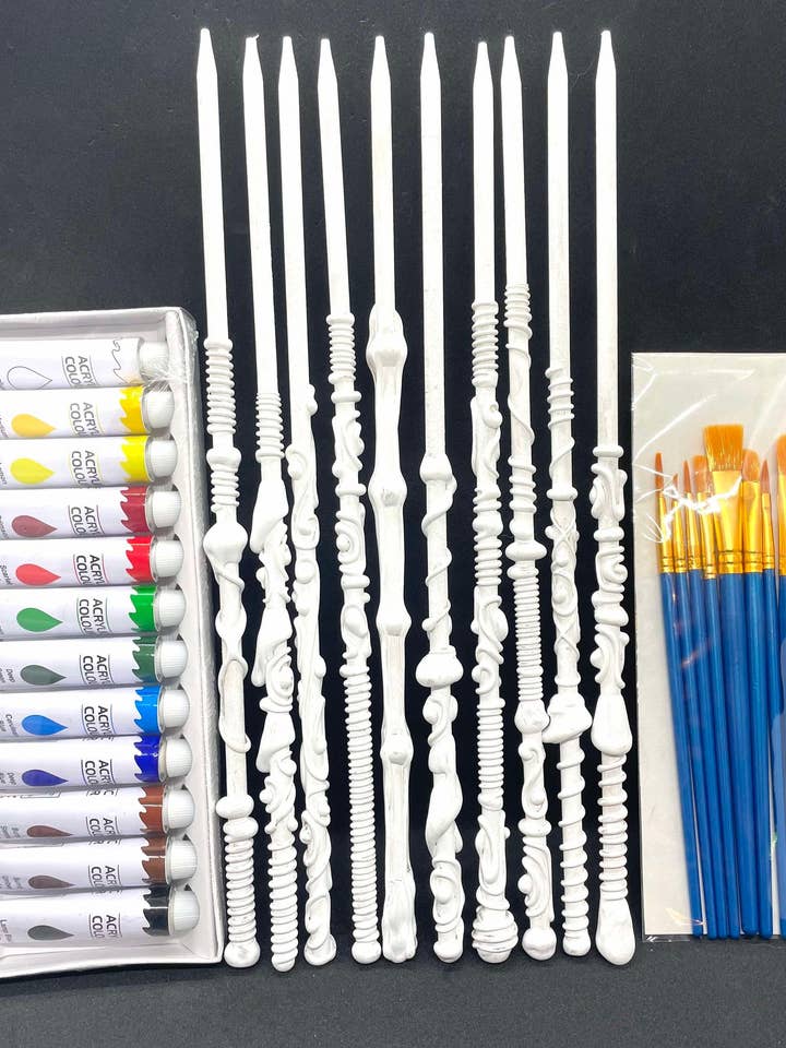 Magic Wand Party Kit - set of 10 twelve inch wands for wholesale by Earth Rare Oddities