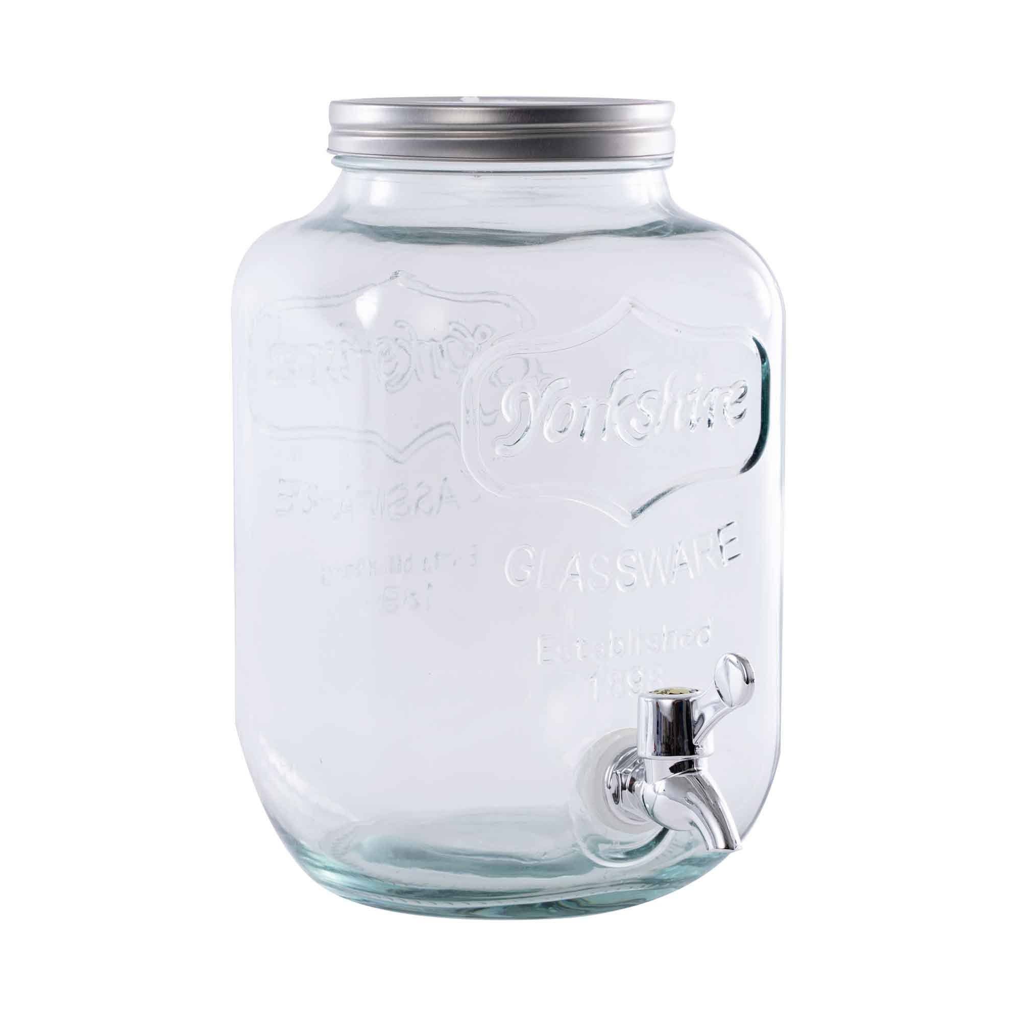 Portofino International Trading, USA - Wholesale Drink Dispenser - Mason Jar Shaped Beverage Dispenser - 8 liter
