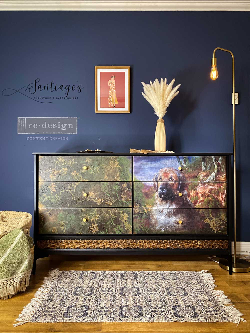 Redesign with Prima - Wholesale Craft Supplies - Redesign A1 Decoupage Rice Paper Loyal Friend 23"X33"5