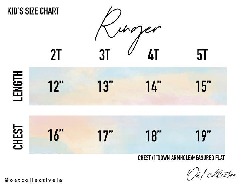 OAT COLLECTIVE – Engroshandel T-shirt med serigrafitryk – til børn – GOD IS GOOD Ringetrøje til småbørn4