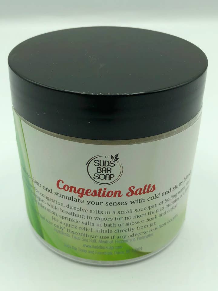 Congestion Salts - Congestion Salt- Large for wholesale by Suds & Company