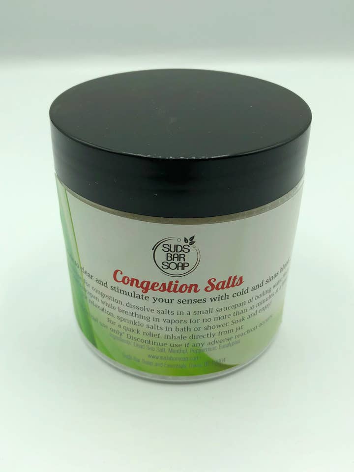 Congestion Salts - Congestion Salt- Large for wholesale by Suds & Company