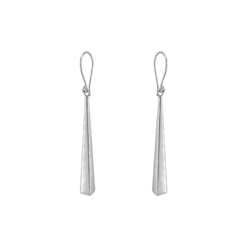 SITA - Wholesale Dangle Earrings - Sterling Silver Pyramid Earring