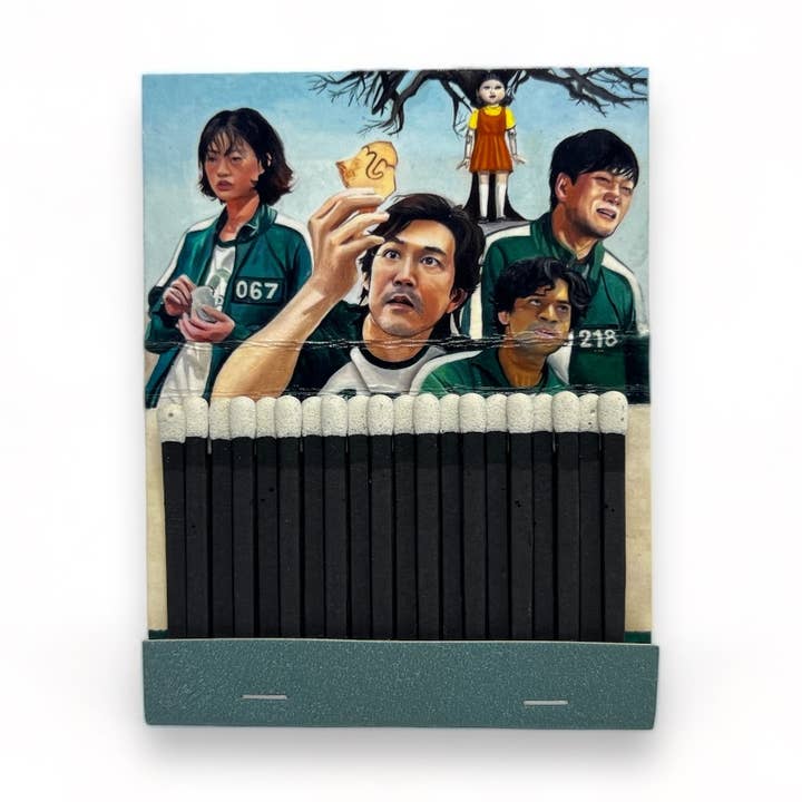 Arte de Caixa de Fósforos XL Feita à Mão do Squidgame por atacado de King Margot