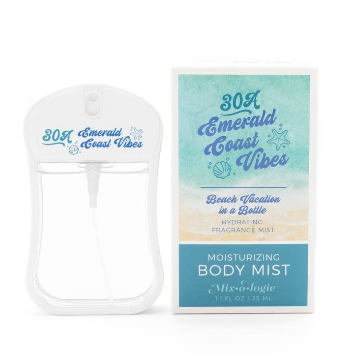 30A Emerald Coast Vibes | Moisturizing Body Mist (35 mL) for wholesale by Mixologie