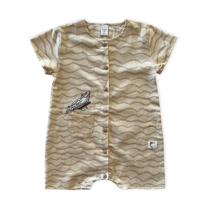 Marzipan ‘Waves’ Romper for wholesale by AUNTIE ME