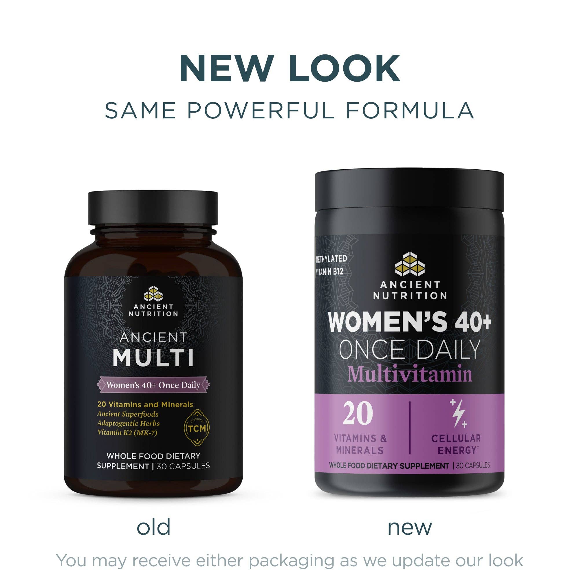 Black Ancient Multivitamin Women's 40+ Once Daily | Capsules (30 Capsules) for wholesale on Faire2