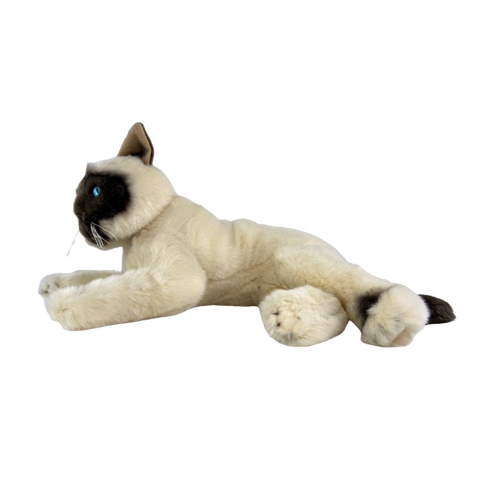 Bocchetta Plush Toys - Vendita all'ingrosso Peluche - Bambini e neonati - Mia - Gatto Burmese - 30 cm sdraiato7
