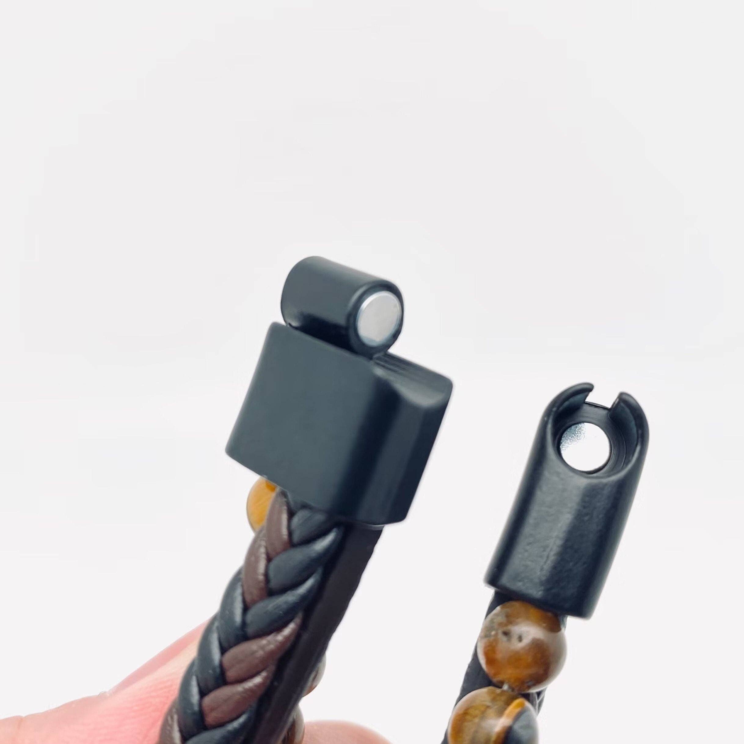 Mio Queena - Wholesale Bangle Bracelet - Tree of Life Tiger's Eye Beaded Man's Leather Bracelet-MJ/BC3