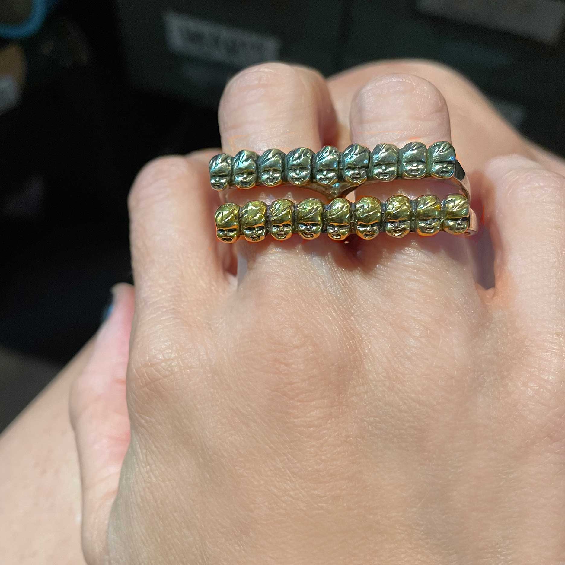 Anomaly Jewelry - Wholesale Band/Stacked Ring - Baby Head Knuckle Ring5