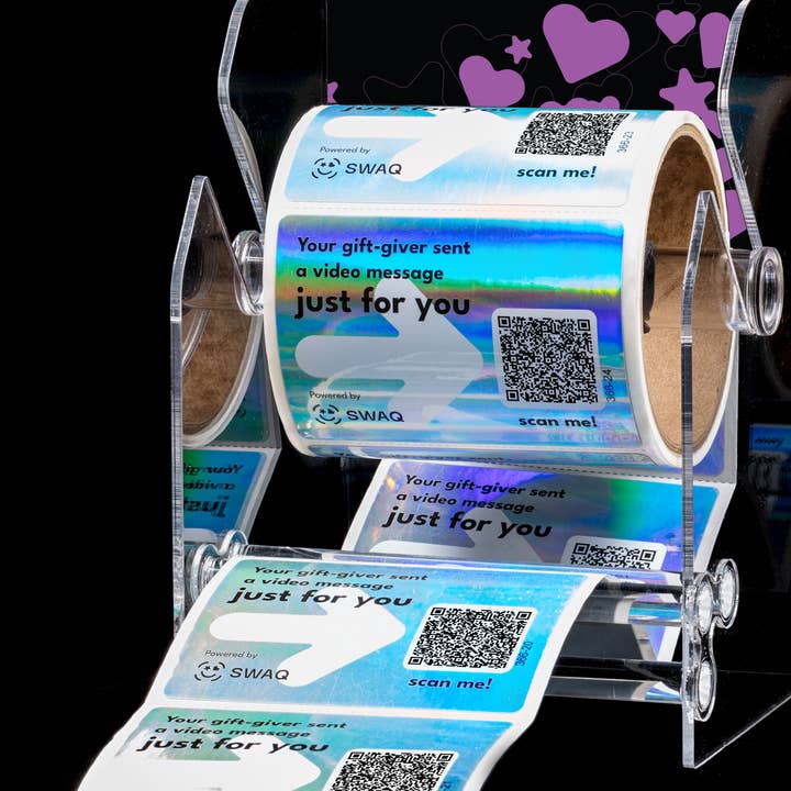 SWAQ - Wholesale Gift Tag Label - Video message labels2