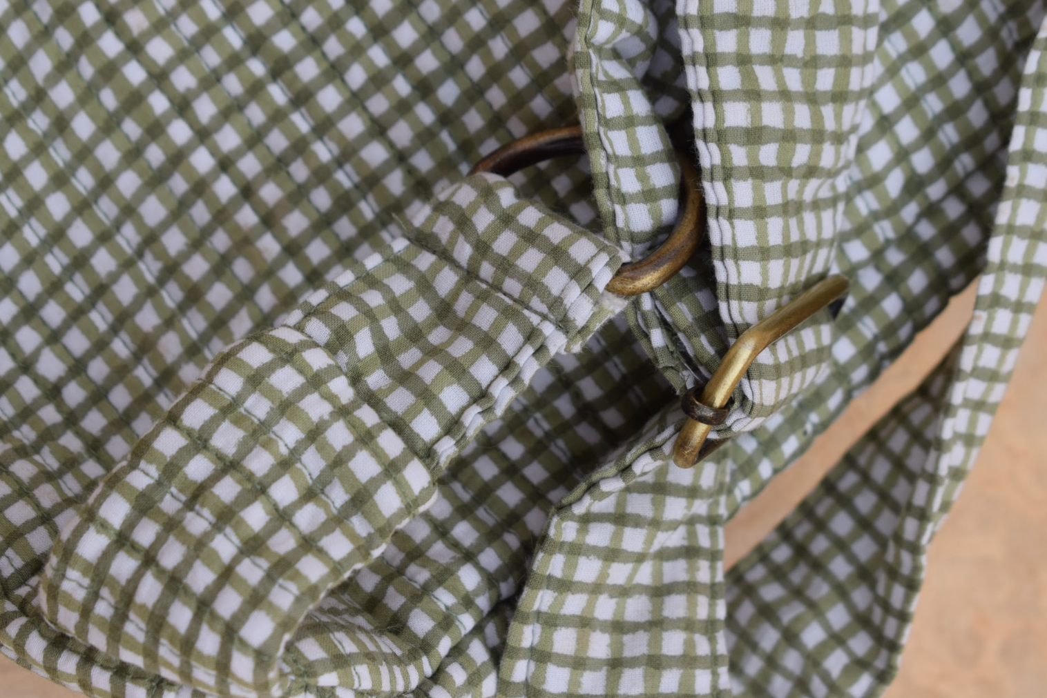 YONDER. – Pochete - Mulher por atacado – Pochete de Algodão Orgânico | Estampa Fern Check2