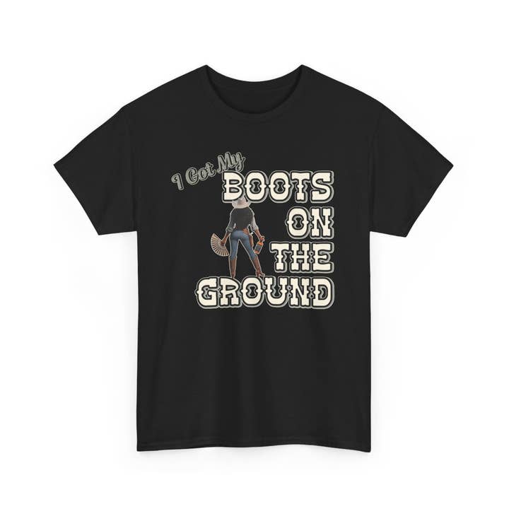 NVC Ecommerce LLC - Wholesale T-Shirt (Graphic) - Women's - Boots On The Ground Sweatshirt, Western Cowgirl T-Shirt3