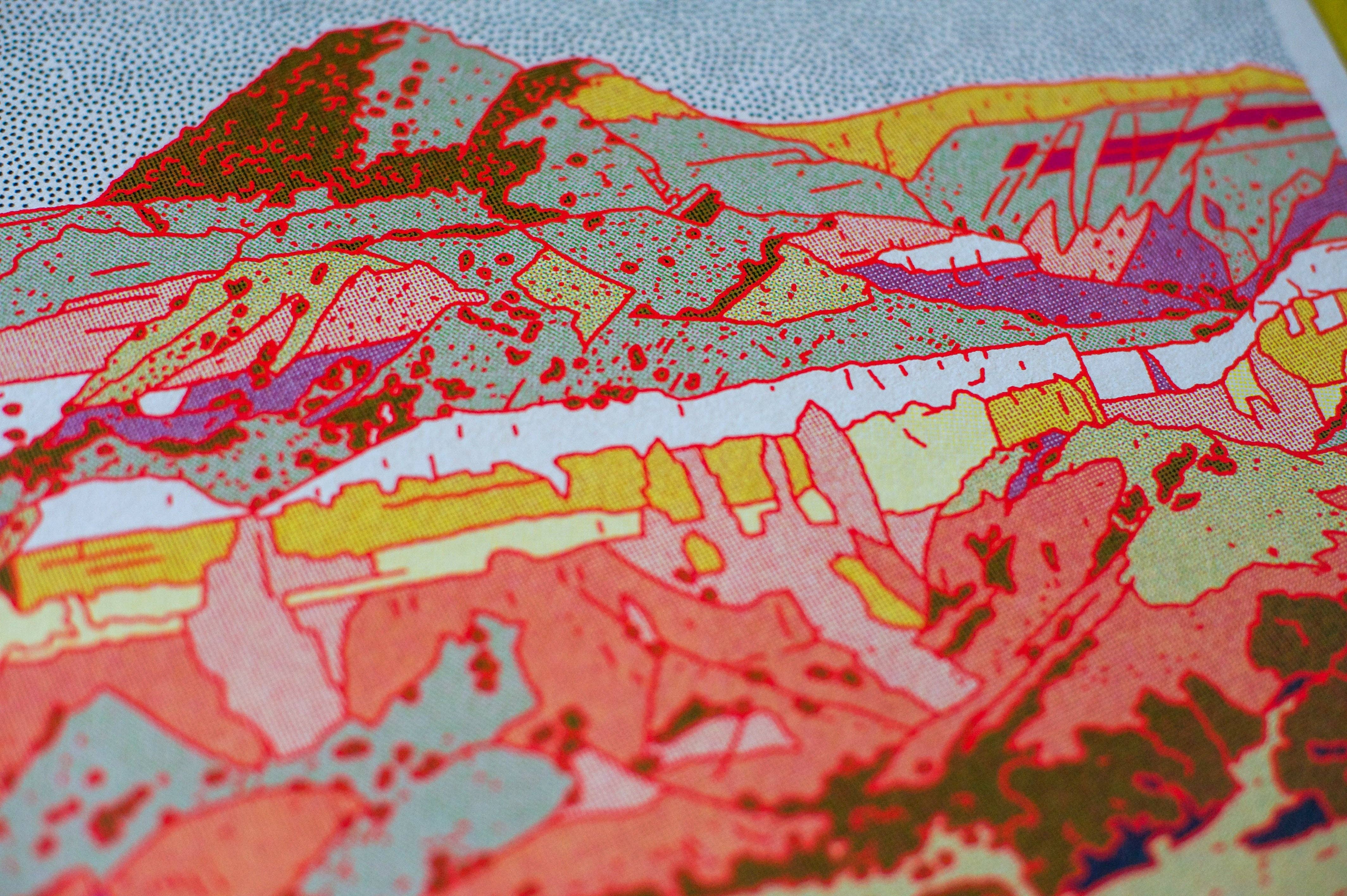 Caroline Clark - Wholesale Art Print - Desert Mountain #305