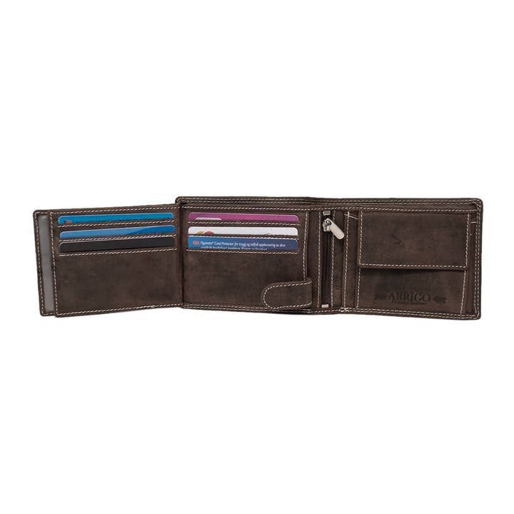 Arrigo - Wholesale Wallet - Men's - Leather Men's Wallet with RFID - Billfold - Arrigo4