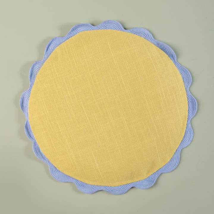 Ian Snow Ltd - Wholesale Chair cushion - Champagne Round Block Colour Cotton Cushion Cover