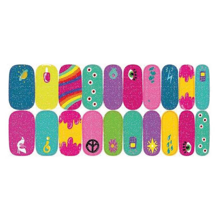 Strange Science à paillettes à coller sur les ongles pour la vente par Neva Nude