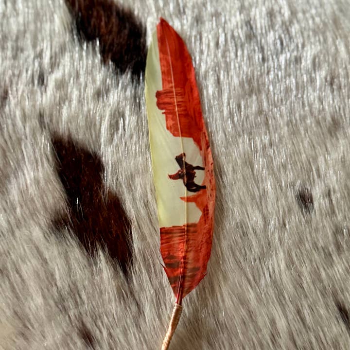 Buckaroo Supply Company - Wholesale Hat Accessory - Women's - Desert Cowboy Hat Feather - Western Hat Accessory