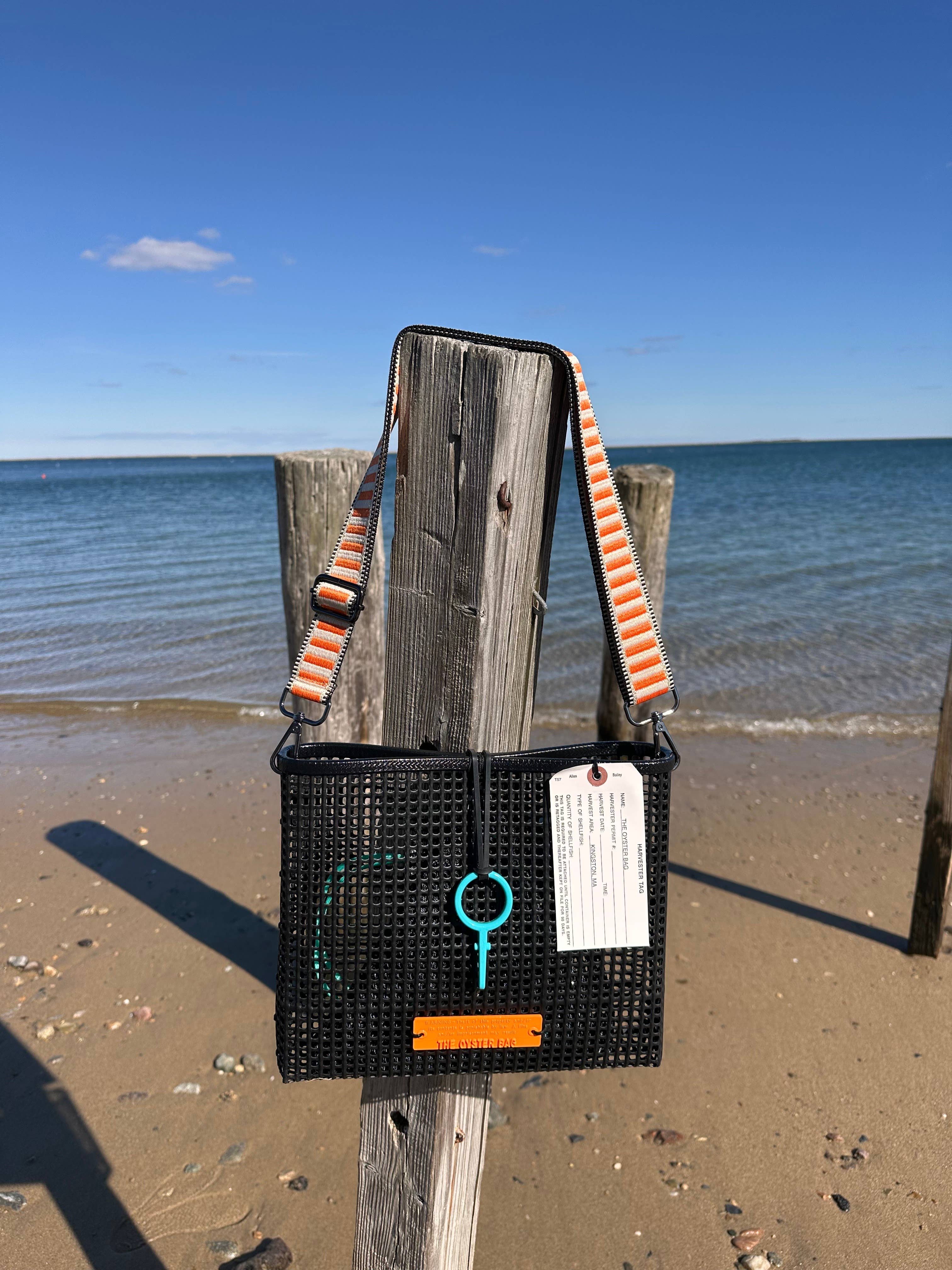 The Oyster Bag - Wholesale Crossbody Bag - Women's - THE CROSSBODY wholesale - Orange stripe