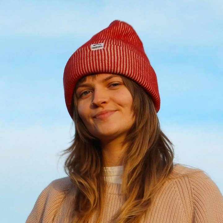 Beaten Path Co - Wholesale Beanie - Women's - RED WOOL BEANIE7