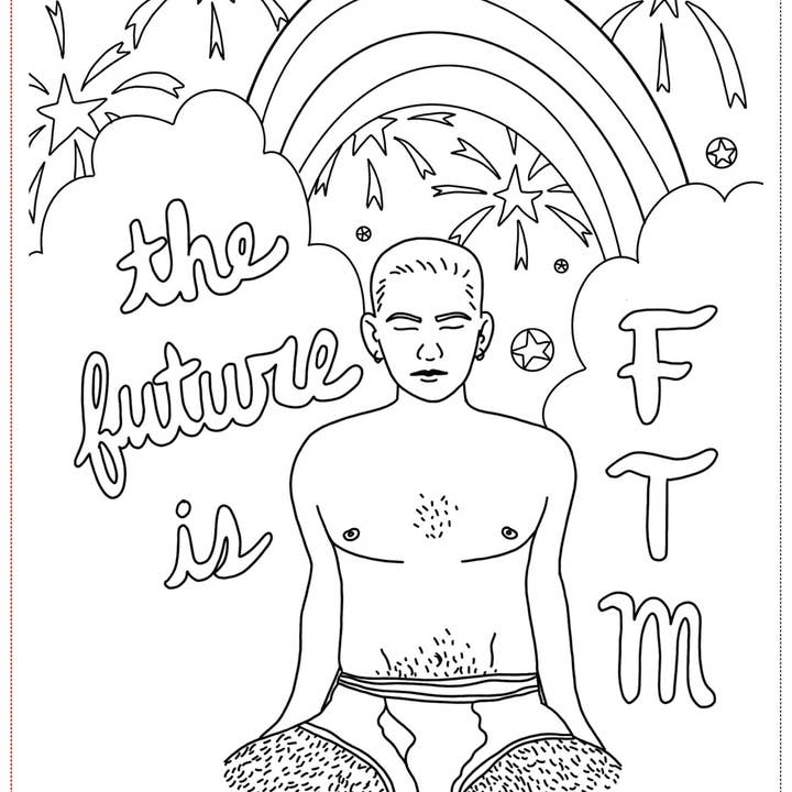 SoftBoysClub - Wholesale Coloring & Activity Book - Adult - Soft Boys, Trans-Masculine Coloring Book (Digital Download)30