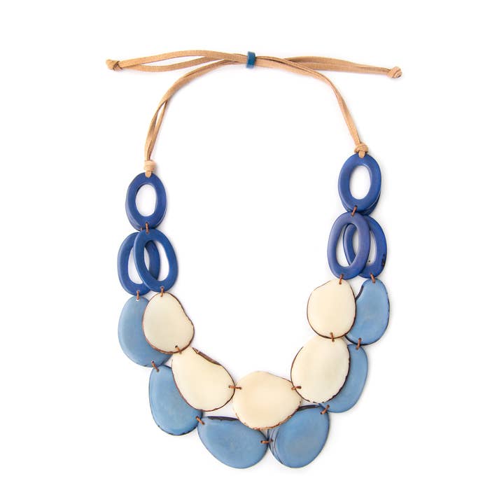 Organic Tagua Jewelry - Wholesale Bib Necklace - Africa Necklace24