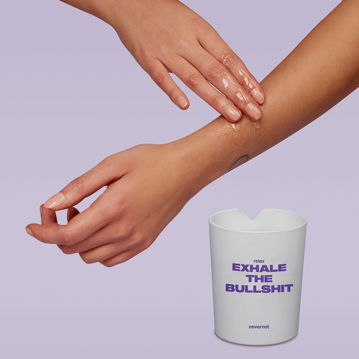 nevernot - Vente Bougie en bocal - Bougie de massage parfumée « RELAX »4