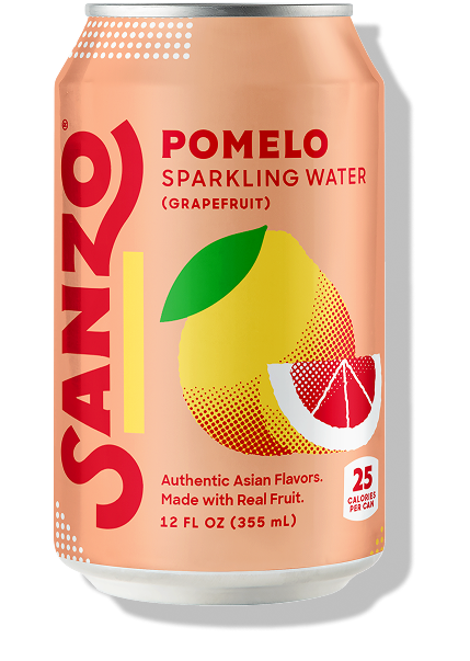 Sanzo - Wholesale Sparkling Water - Pomelo (Grapefruit) | 12-pack1