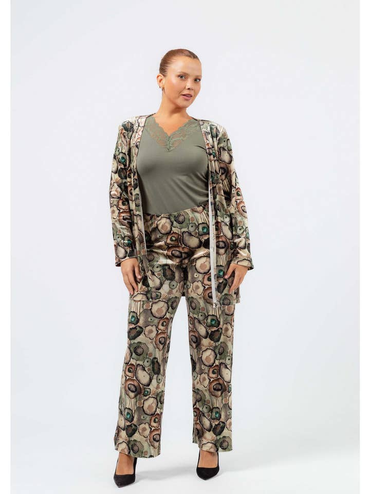 258035 - Tryckt sammetströja Höst Vinter Kollektion Stora Storlekar för wholesale av Teresa Cardoso Oliveira