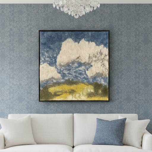 Skyfell - Neutral Modern Wool Wall Hanging for wholesale by Interio Home