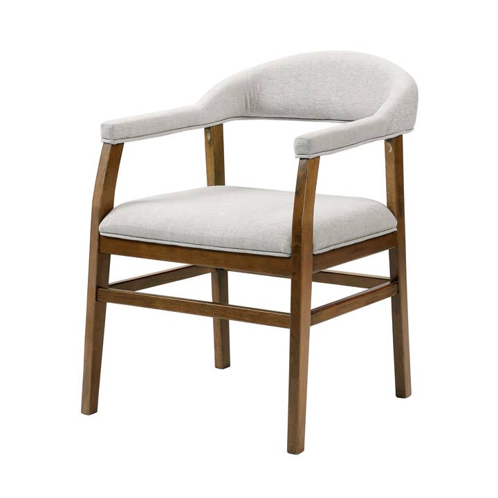 Darcy Fabric Upholstered Side Chair, Dark Walnut (Set of 2) for wholesale by Acme Furniture Industry, Inc.