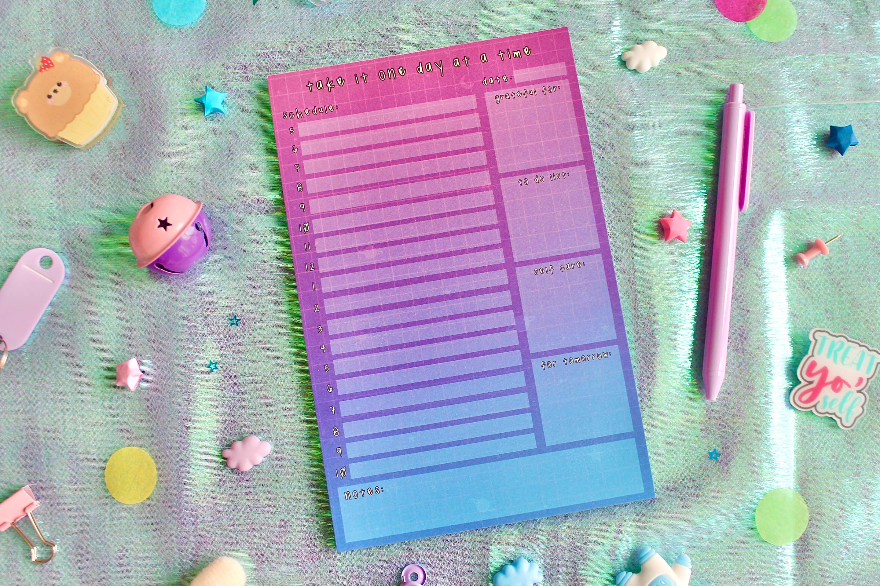 Galloree Designs LLC - Vente Agendas - Carnet de planification quotidien, bloc-notes, joli bloc-notes2