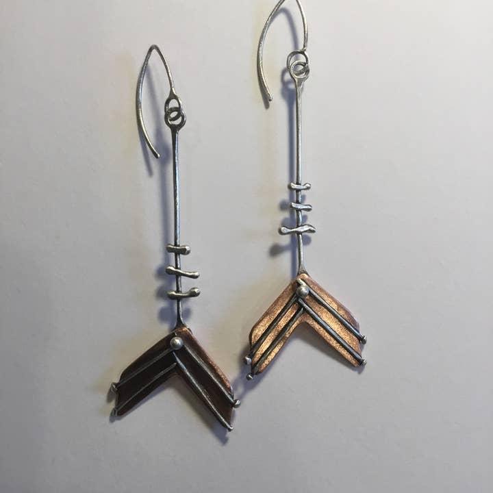JL Merrill Metalworks – Großhandel Ohrhänger – Feather Arrow Ohrringe
