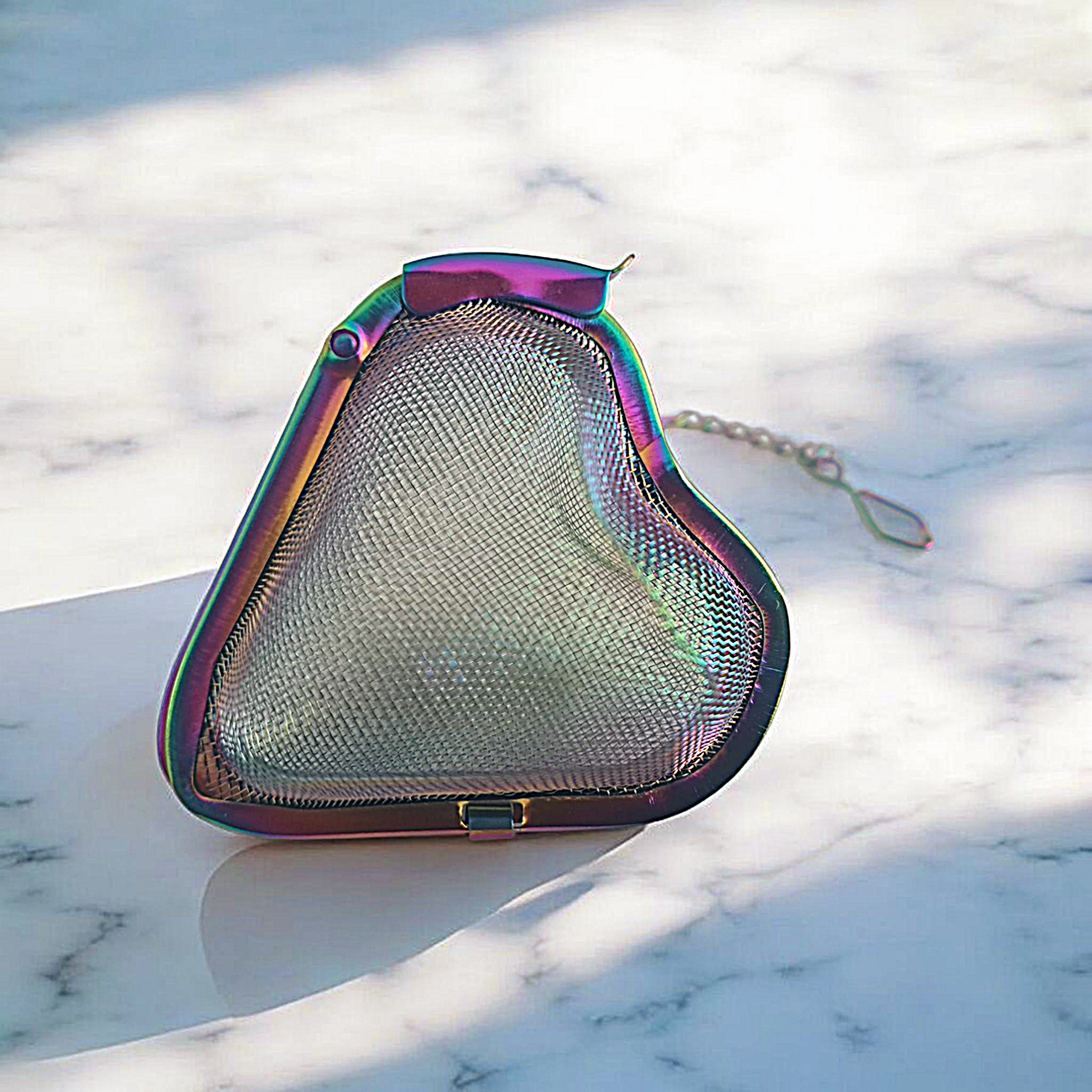 Sostraw & SmartThings - Vente Passoires à thé/infuseurs - Infuseur à thé en forme de cœur en maille - 4 couleurs disponibles6