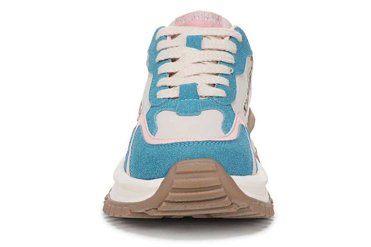 Rose/ Bleu Baskets rétro à lacets rose et bleu pour femmes Blowfish Malibu - Leo en vente sur Faire3