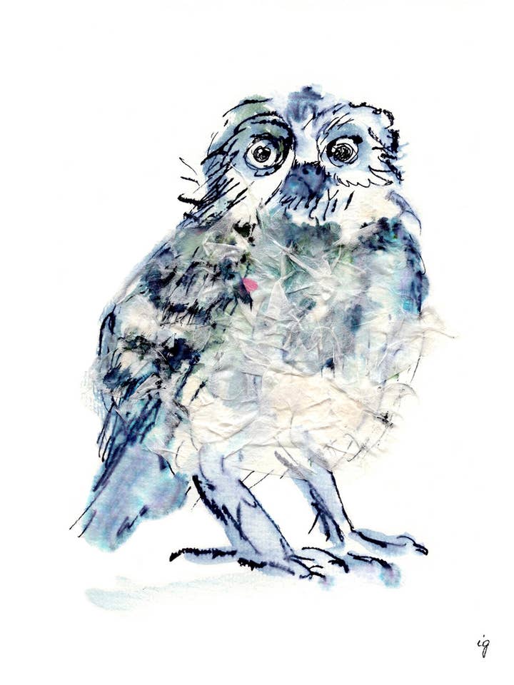 Baby Owl for wholesale by SAS {Seattle Art Studio}