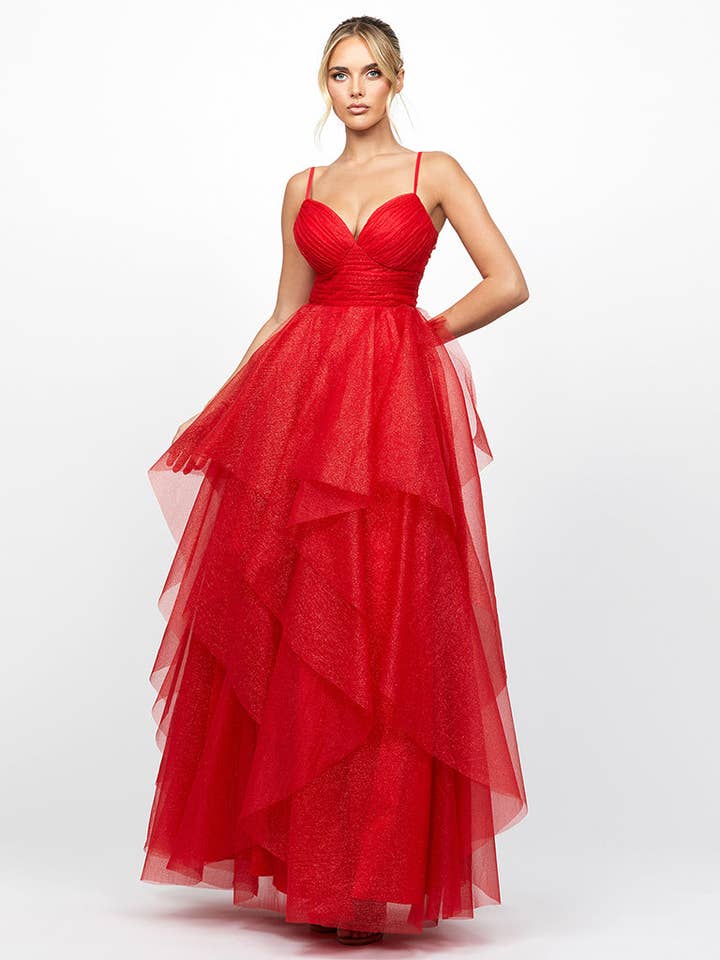 Bariano - Wholesale Gown – Women's - SOLENNE TIERED BALL GOWN B77D71L4