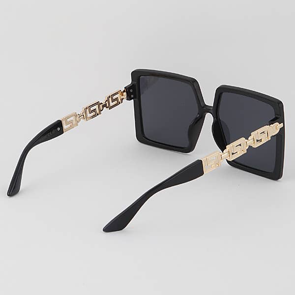 mix color Greek Key Square Sunglasses for wholesale on Faire5
