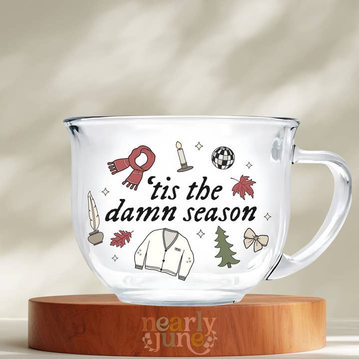 'Tis The Damn Season Jumbo Mug for wholesale by Nearly June Design Co