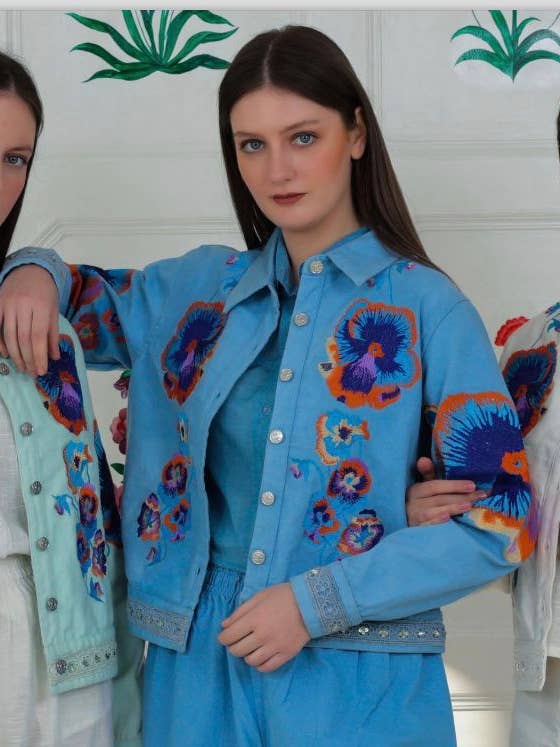 EMBROIDERED JACKET for wholesale by SWEET MAGIC MODA Y COMPLEMENTOS