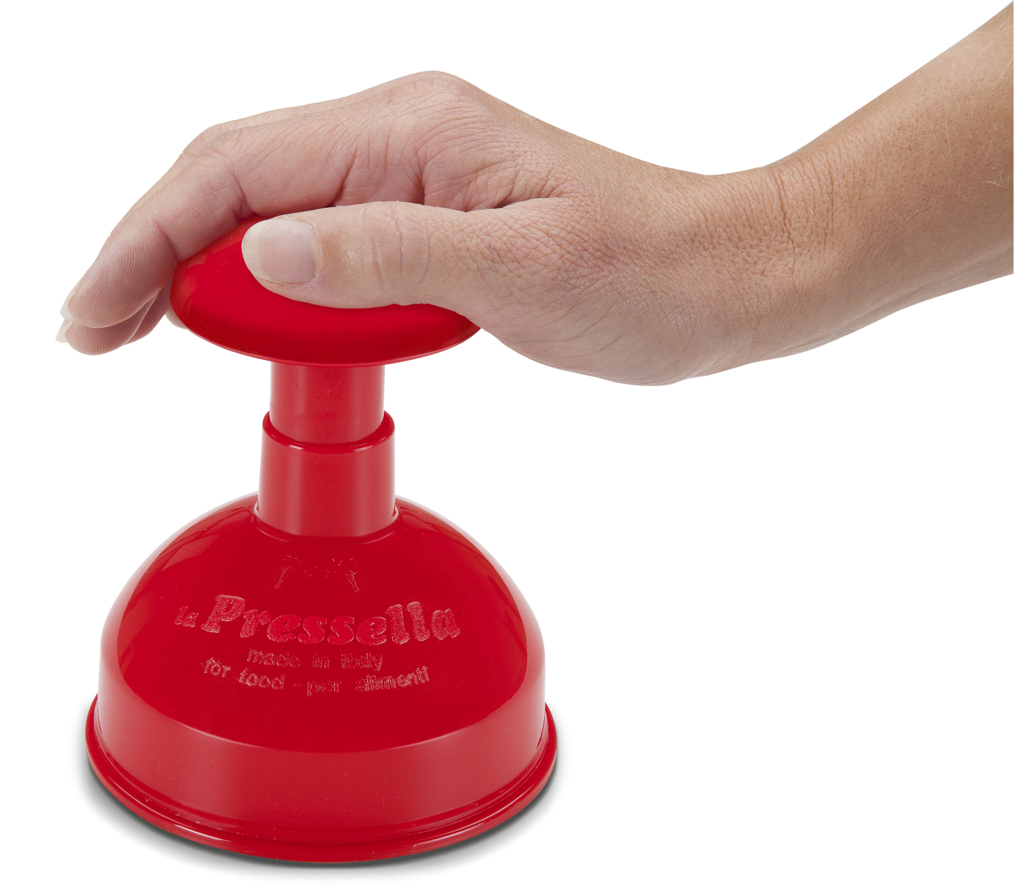 Rigamonti Pietro & Figli srl – Großhandel Küchengerät – Art. 170 LA PRESSELLA Hamburgerpresse - ROT6