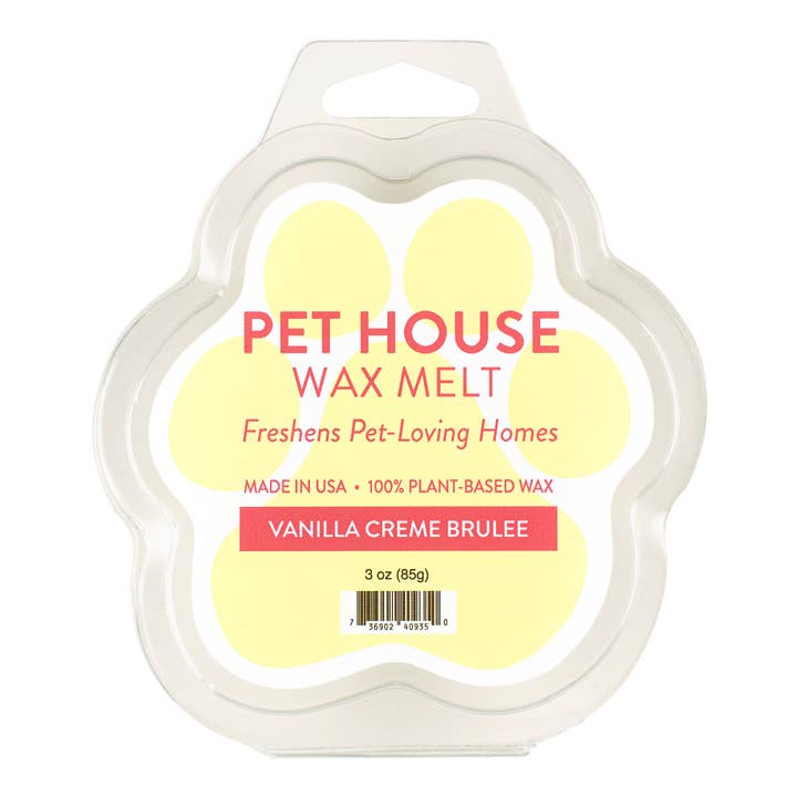 Vanilla Crème Brulee Wax Melt 3 oz for wholesale by Pet House by One Fur All