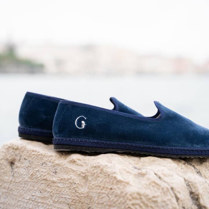 Gondolina Shoes - Wholesale Flats - Women's - Bucintoro ocean blue loafers2