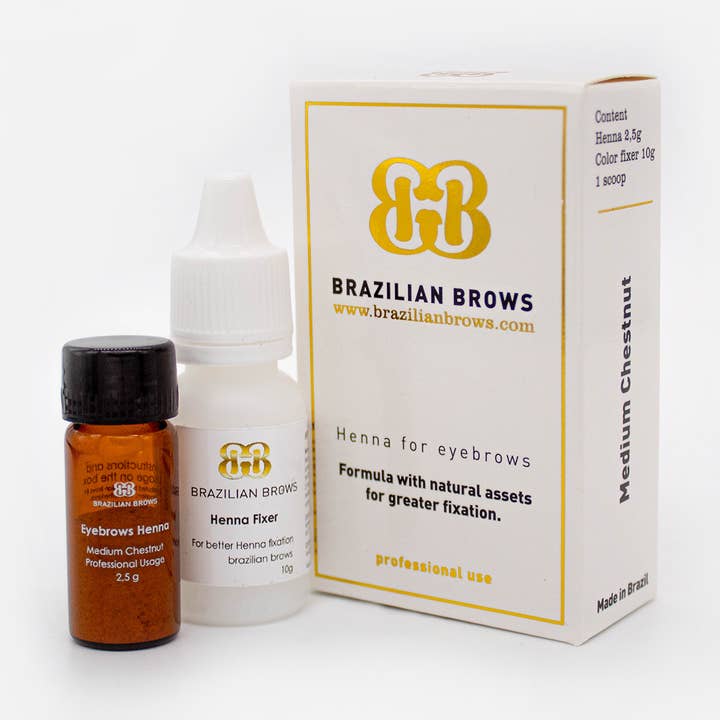 Henna Brazilian Brows - Castano Medio per la vendita all'ingrosso da parte di Brazilian Brows