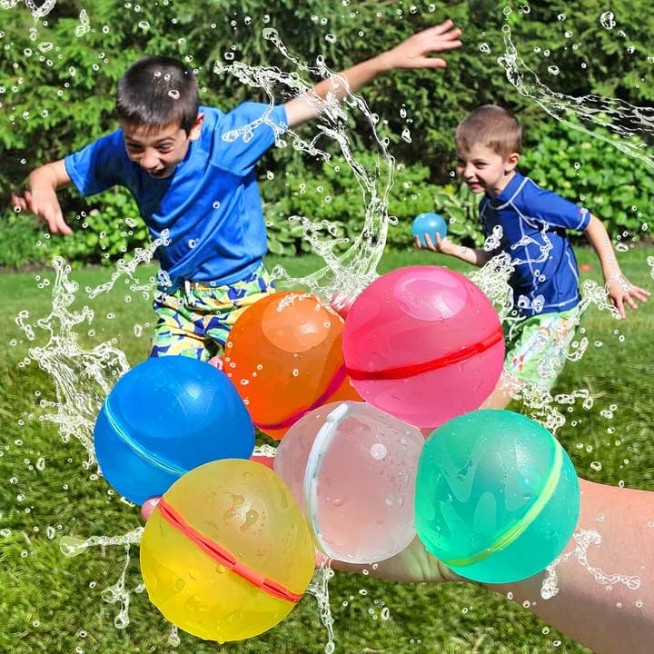 Water Balloons Reusable Magnetic Self Sealing Bombs 6 pcs for wholesale by Lelaffet