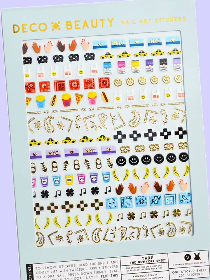 Nail Art Stickers - TAXI! (NYC) for wholesale by Deco Beauty