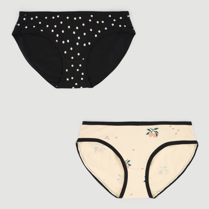 Veraluna Sustainable Clothing - Wholesale Underwear - Women's - ORGANIC COTTON UNDERWEAR PACK OK 2 FAIR TRADE0