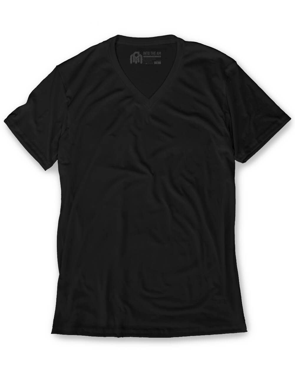 INTO THE AM – wholesale T-shirt – men's – Men's V-Neck Plain Blank Tee Shirt (Non-Branded)7